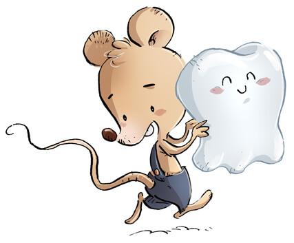 Kindergeschichte - Irgendwas ist anders - Maus klaut Zahn und freut sich