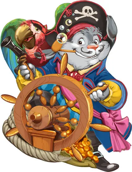 Kindergeschichte - Die Hasenpiraten auf Schatzsuche - Steuermann