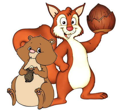 Kindergeschichte - Ohne Fleiß keinen Preis - Hamster und Eichhörnchen