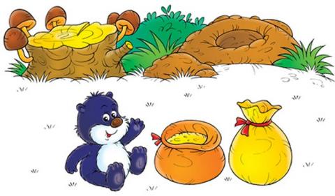 Blaubär und der Schatz im Wald