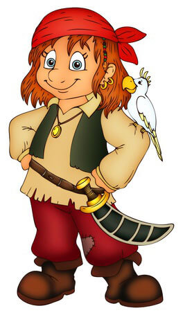 Luca der kleine Pirat aus der Gute Nacht Geschichte: Die Piraten von Togabowu