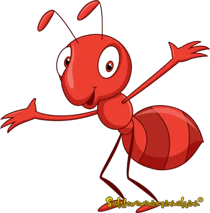 Die fleißige Ameise aus der Kindergeschichte Guck mal was da krabbelt