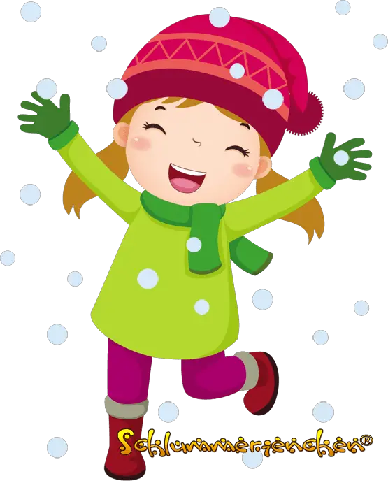 Lisa im Schnee aus der Weihnachtsgeschichte - Von Zufällen und Schneebällen - Autor: Jens Pätz - schlummerienchen.de