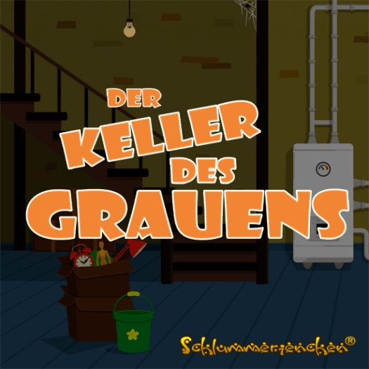 Dunkler Keller Cartoon - Gruselgeschichte Der Keller des Grauens Cover - Autor: Jens Pätz - schlummerienchen.de